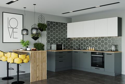 Кухонный гарнитур угловой Вегас 2600х1600 ( 26 мм)