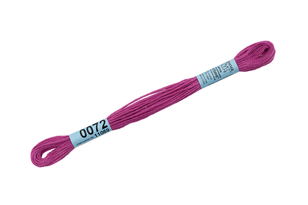 Мулине "Gamma" , 100% хлопок, 8 м, №0072