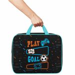 Папка на молнии с ручками BRAUBERG А4, 1 отделение, полиэстер, 80 мм, "Play sleep repeat", 272181