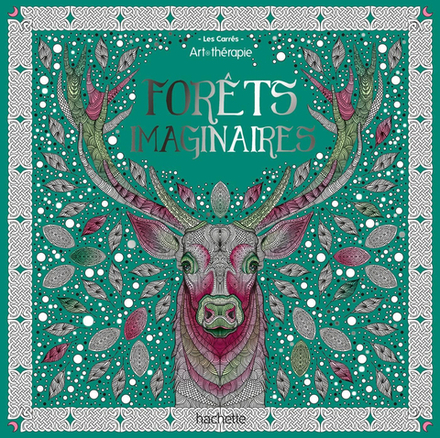 Hachette/ раскраска по номерам/ Forêts imaginaires
