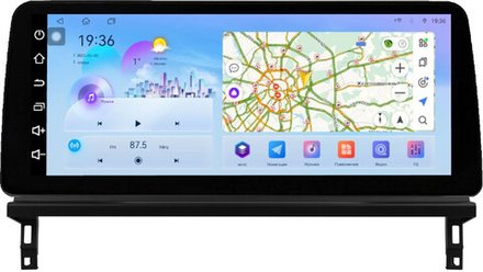 Магнитола для Toyota bZ4X (рамка LUX) - FarCar монитор 12.3" 2K QLED на Android 14, TS10, CarPlay, 4G SIM-слот