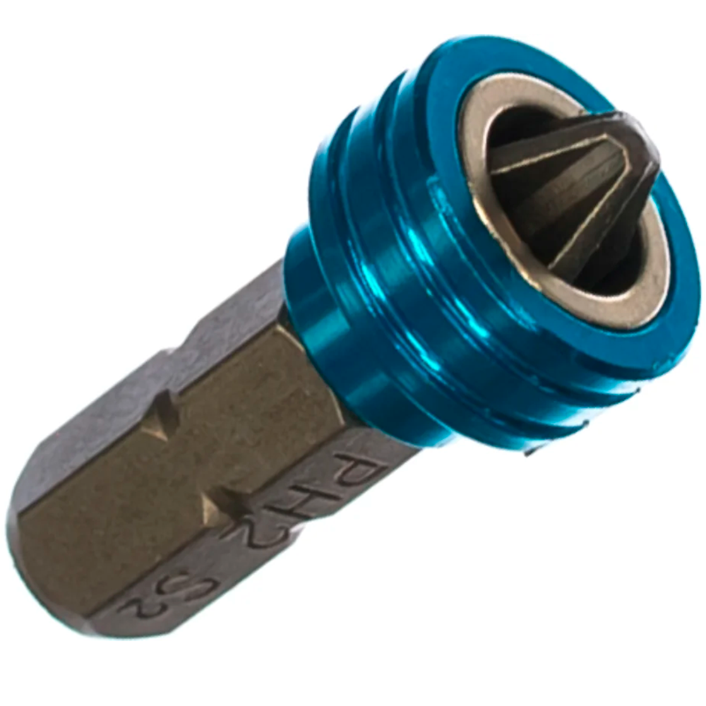 Бита PH2x25 мм с ограничителем и магнитом, для ГКЛ, S2// Gross