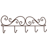 Вешалка "Кружева 5" коричневая