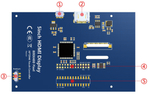 5inch HDMI DISPLAY (A), HDMI дисплей 800×480px с резистивной сенсорной панелью для Raspberry Pi