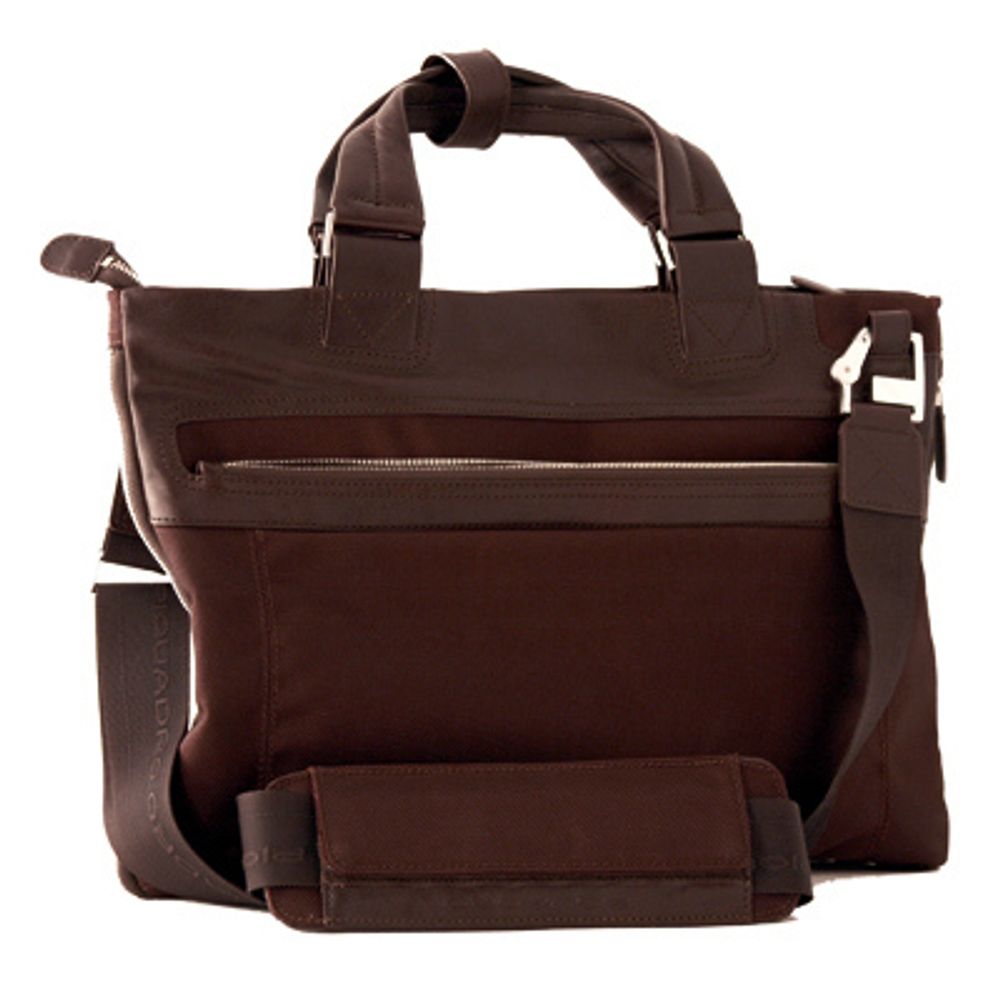 Сумка мужская Piquadro Link коричневая кожа и ткань (CA1618LK/TM)