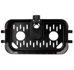 Полка для душа Kvina, цвет базальт, пластик