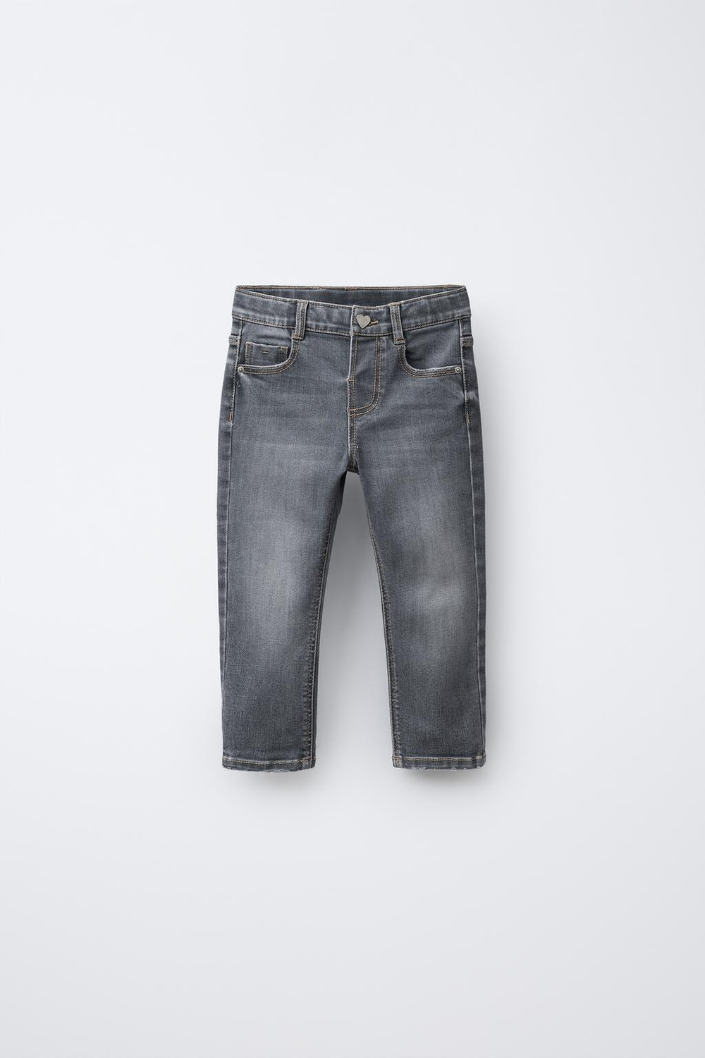 ZARA ДЖИНСЫ СКИННИ, СЕРЫЙ МЕЛАНЖ