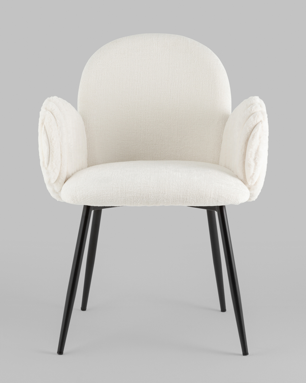 Стул обеденный Wave Stripes букле белый