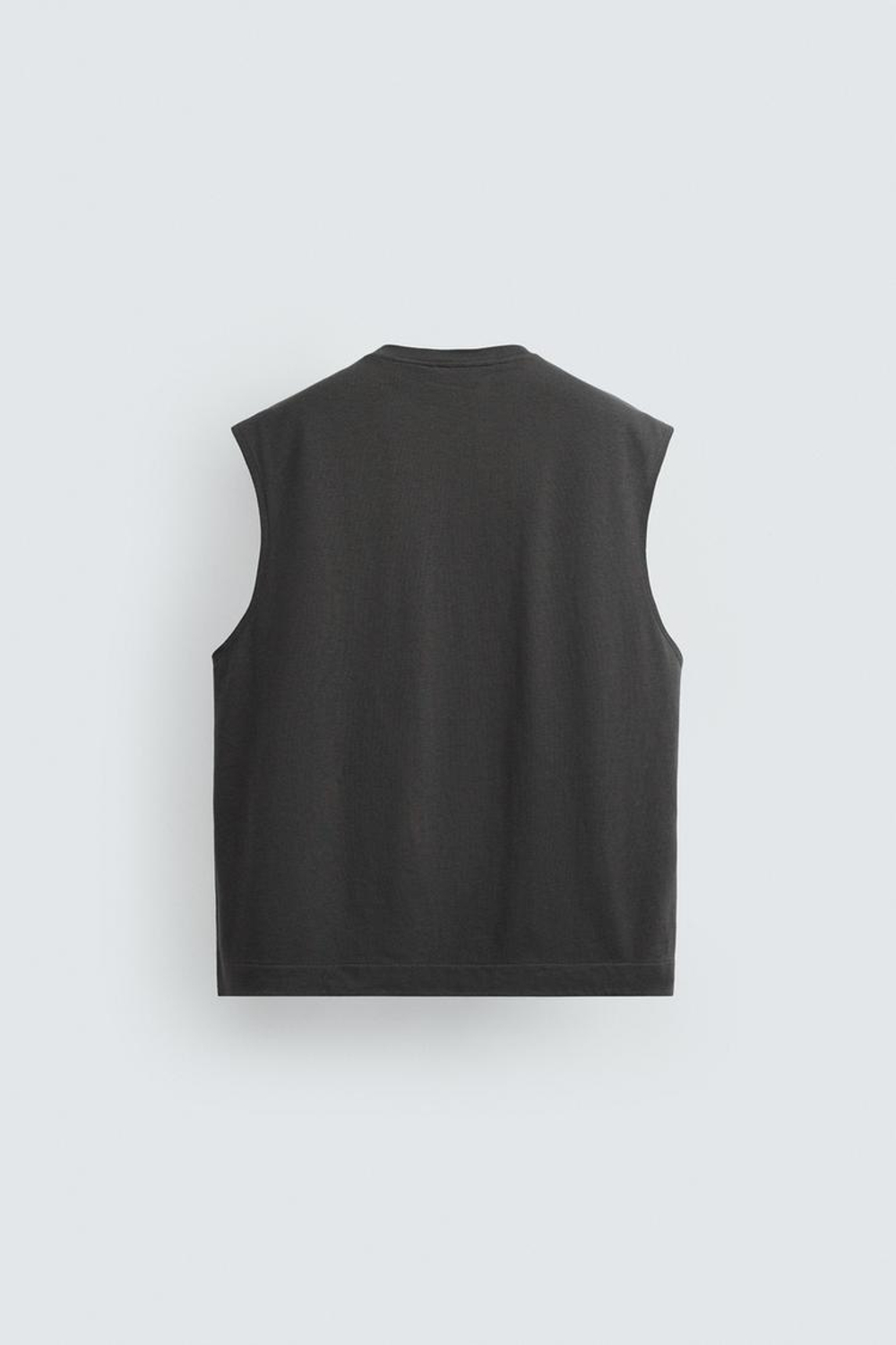 ZARA ФУТБОЛКА С ПРИНТОМ И ВЫШИВКОЙ © OTIS KWAME KYE QUAICOE, СЕРЫЙ