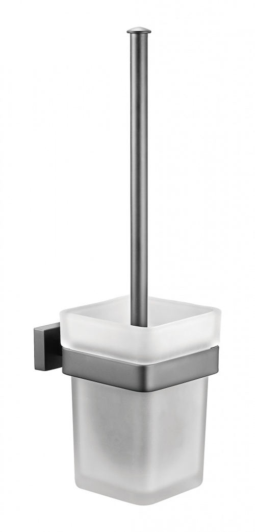 5013-G Ершик настенный, стеклянный (ГРАФИТ) ViEiR  (20/1шт)