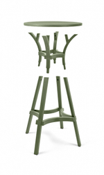 Стол пластиковый обеденный Nardi Combo 70, кактус