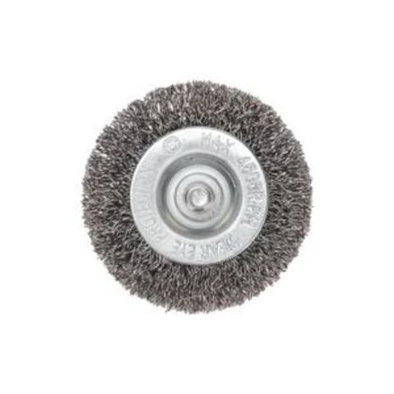 Щетка дисковая для дрели, витая стальная проволока, 50мм KRANZ