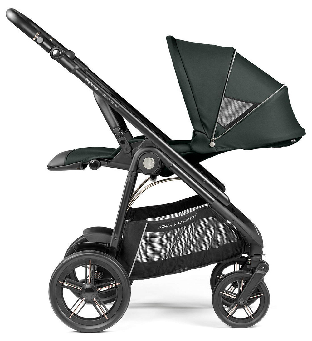 Коляска Peg Perego Veloce TC Brio Culla Belvedere 2 в 1 Metal