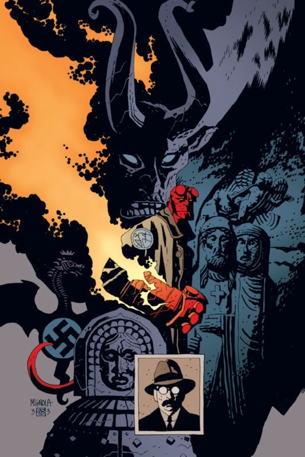 Хеллбой 25 лет обложек