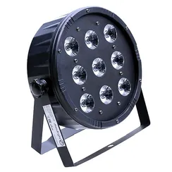SHOWLIGHT LED SPOT 90W, Прожектор заливного света LED RGBW, 9 светодиодов мультичип по 10W, DMX512 7
