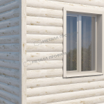 Сайдинг металлический Woodstock ECOSTEEL Матовый 0.5мм Беленый дуб (в наличии)