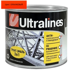 Эмаль-грунт по ржавчине 3в1  оранжевая  0,8кг РАДУГА  Ultra Lines
