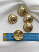 Пуговицы Герб1 золотые