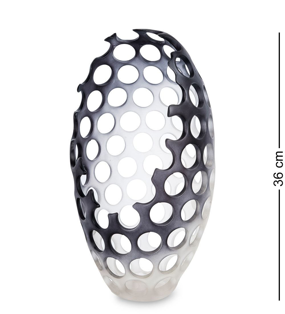 BMB- 69 Ваза «Перфора Черный Омбре»