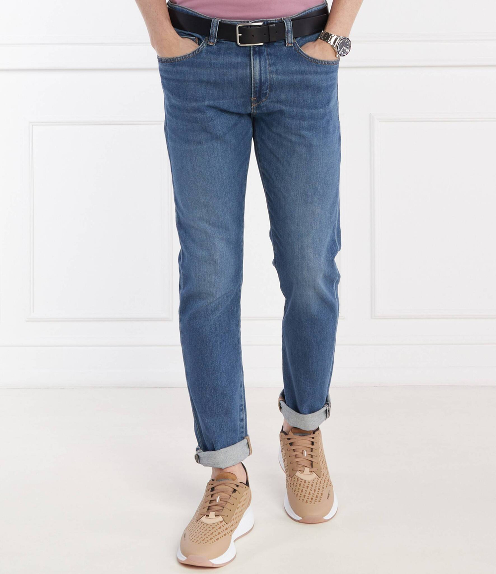 Джинсы Delaware3-1 BOSS BLACK - голубой(50513622)