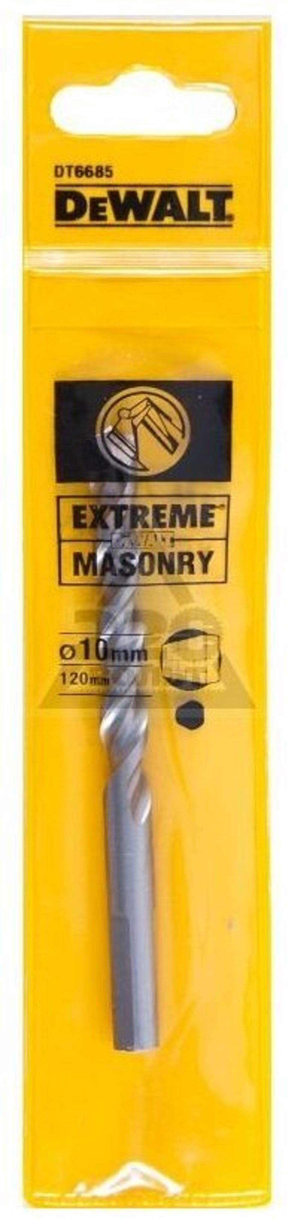 Сверло DEWALT EXTREME DT6685, по бетону и камню 10 x 120 мм