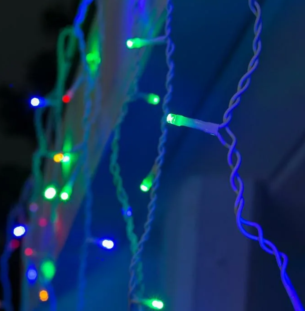 Гирлянда штора 3.0x0.5м "разноцветный" RohsRGB240L