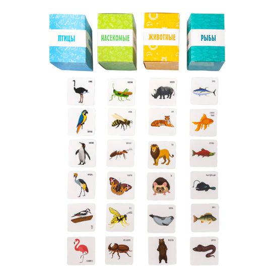 Игра развивающая Умный сортер "Животные, птицы, рыбы, насекомые"