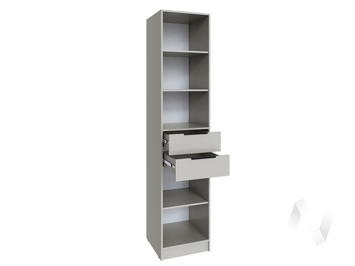 Шкаф Мадрид 0;5 с 2 ящ. (кашемир)