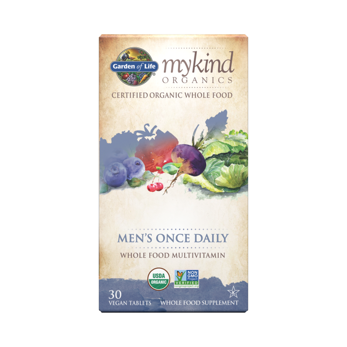 Мультивитамины для мужчин, Men&#39;s Once Daily, Garden of Life, 30 вегетарианских таблеток