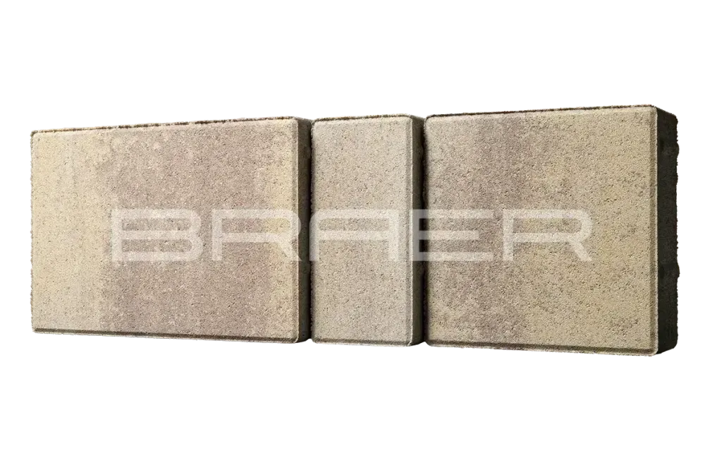 Тротуарная плитка Braer Старый город Ландхаус, Color Mix Степь, 60 мм