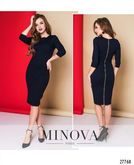 Платье 1017-синий Minova Фото 1