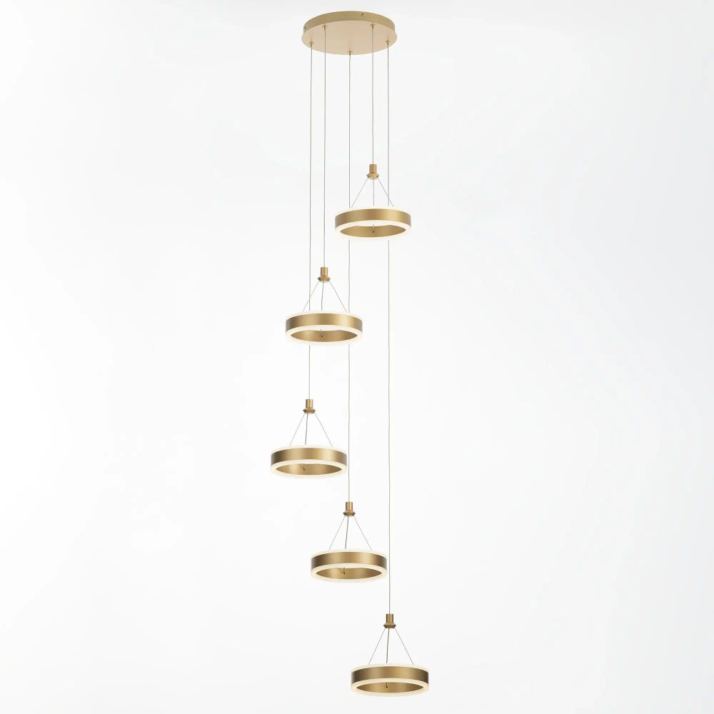 Citilux Дуэт CL719052 LED Подвесной светильник Золото