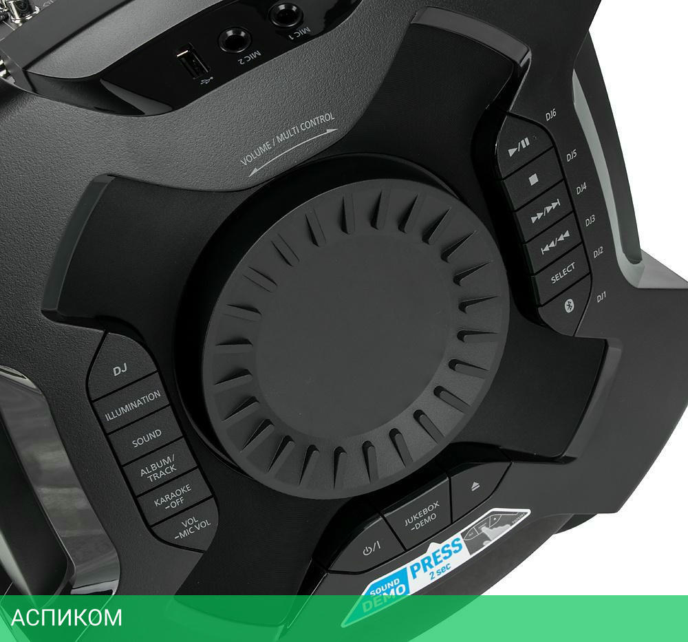 Музыкальный центр Panasonic SC-TMAX10GSK черный