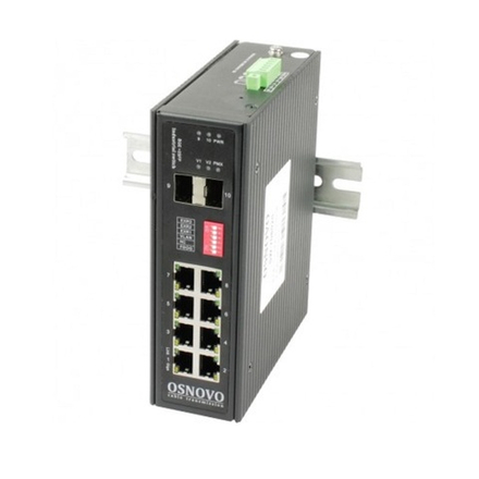 Промышленный коммутатор на 10 портов Osnovo SW-70802/I