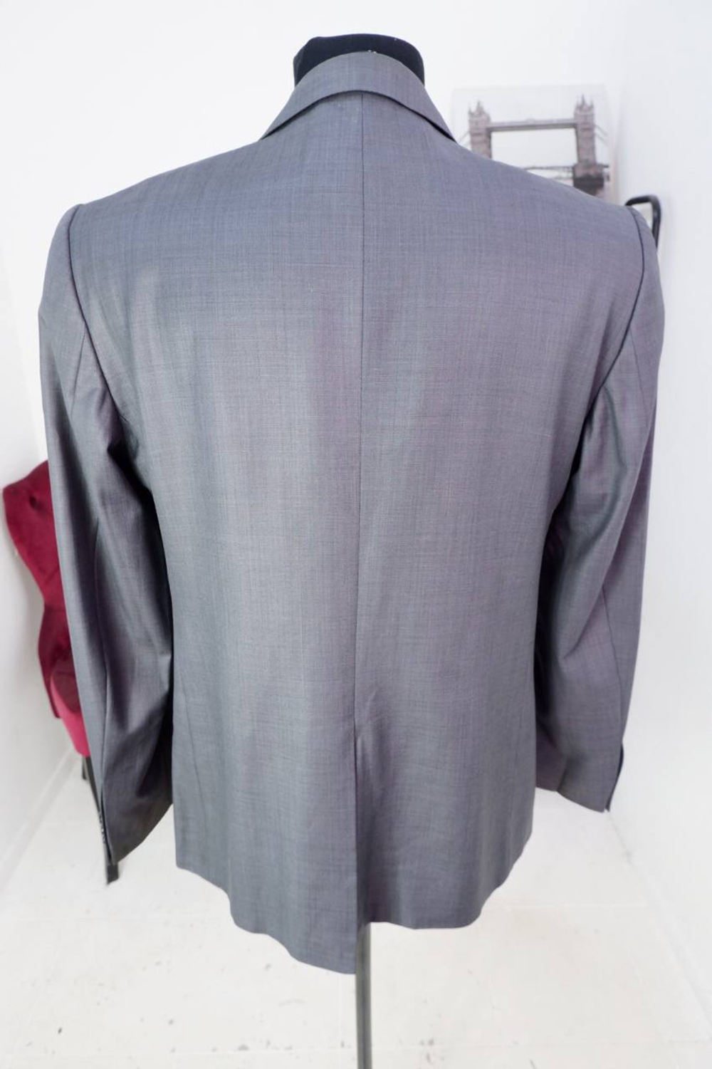 Пиджак со шерстью, визуально на 50 размер