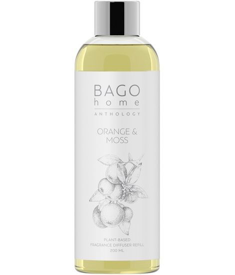 Апельсин и мох, наполнитель для диффузора, Bago home