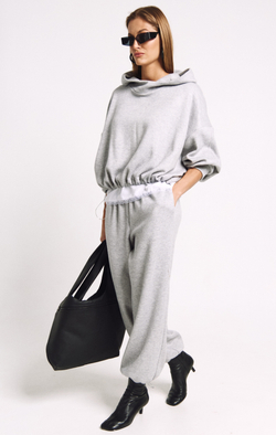 Костюм худи / джоггеры 1254 серый