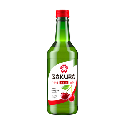 SAKURA Soju Вишня 0,375 л.