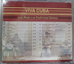 CD: VIVA CUBA — «Luis Frank y su Tradicional Habana» (1999)