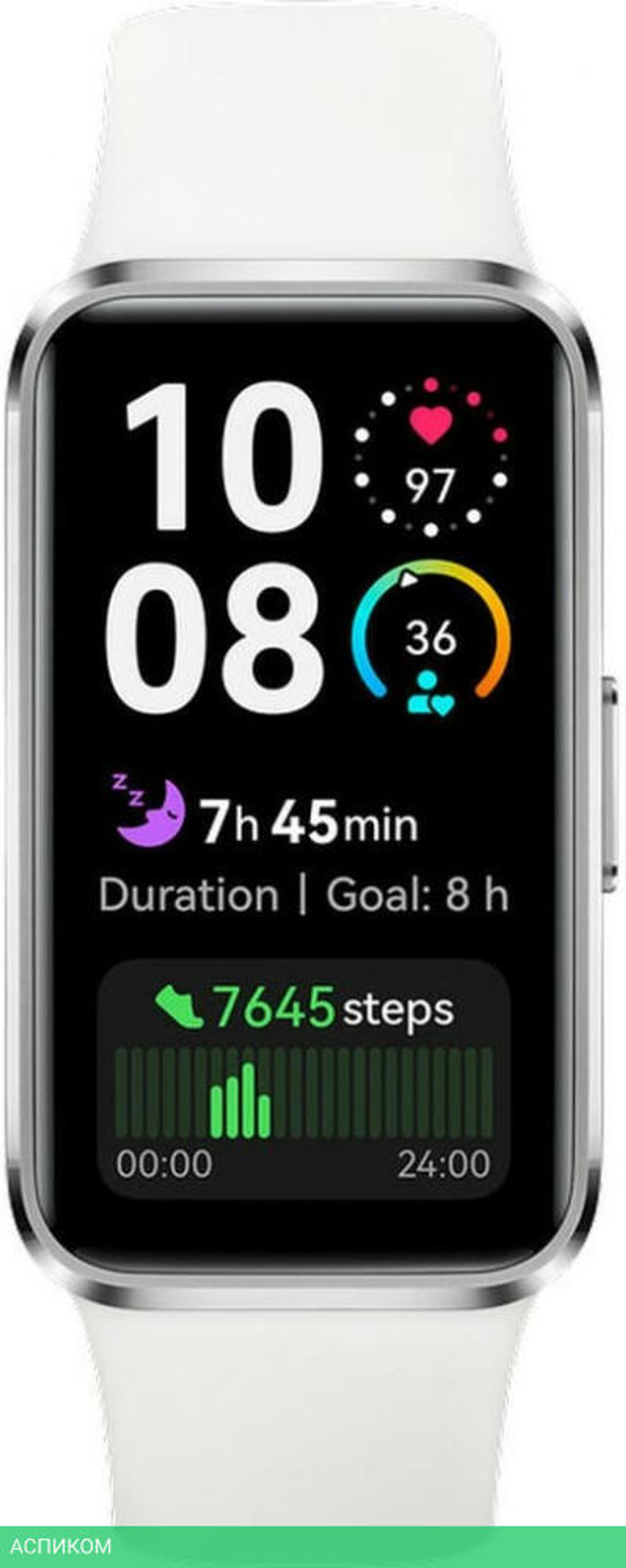 Фитнес-браслет Huawei Band 10 White Fluoroelastomer Strap NOR-B29 (55020ELD)