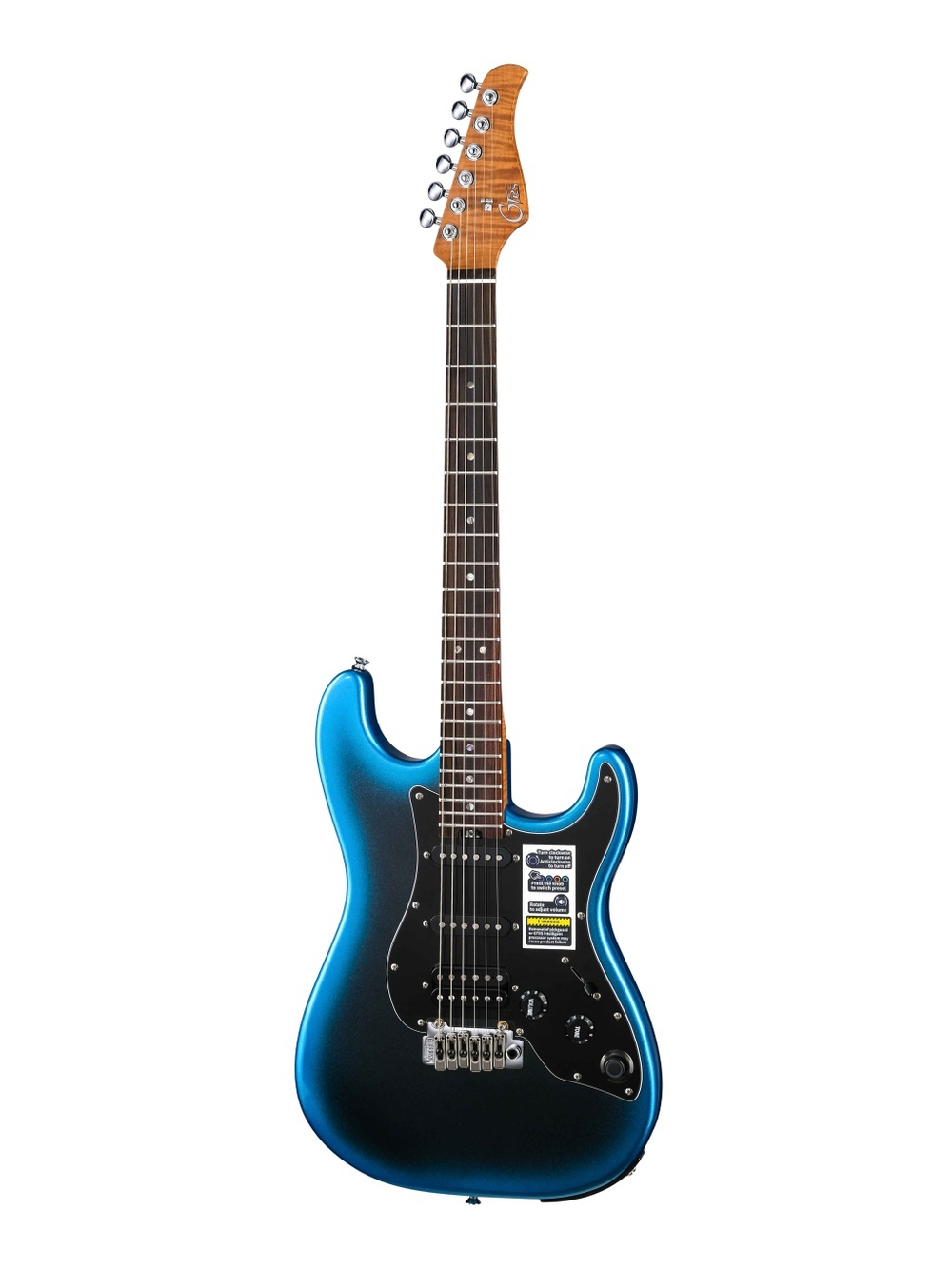 P800-Professional-800-DN Электрогитара, синяя, GTRS