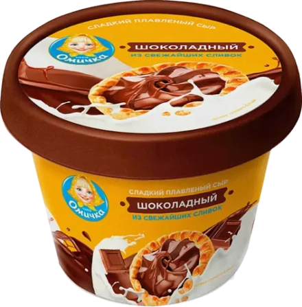 Сыр плавленый Омичка шоколадный 30% 230г