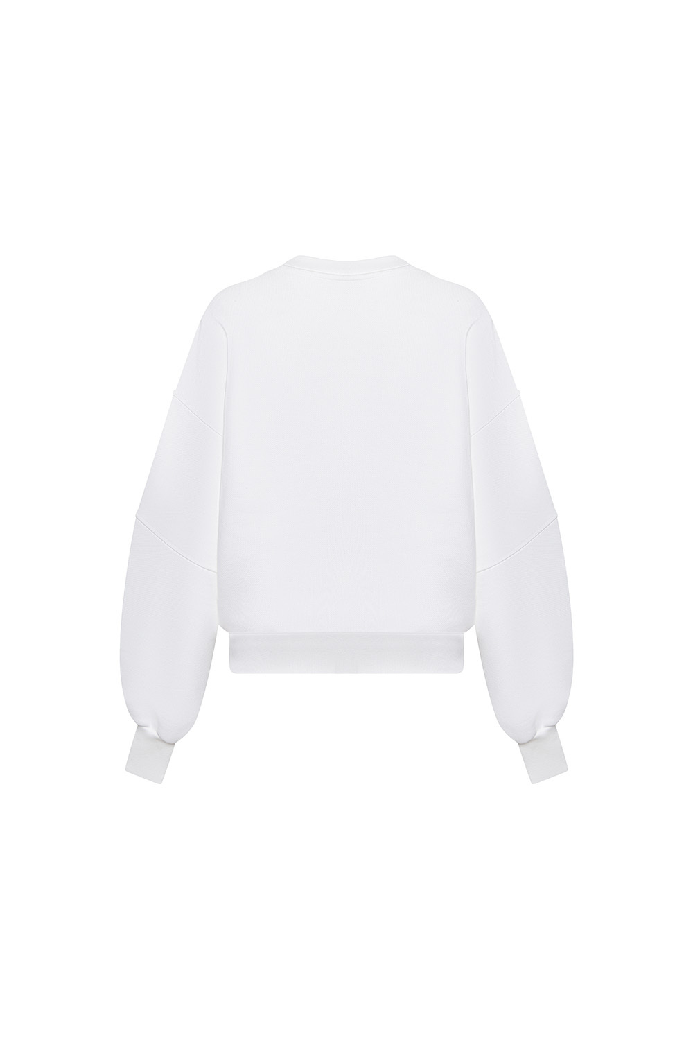 Свитшот с принтом Белый