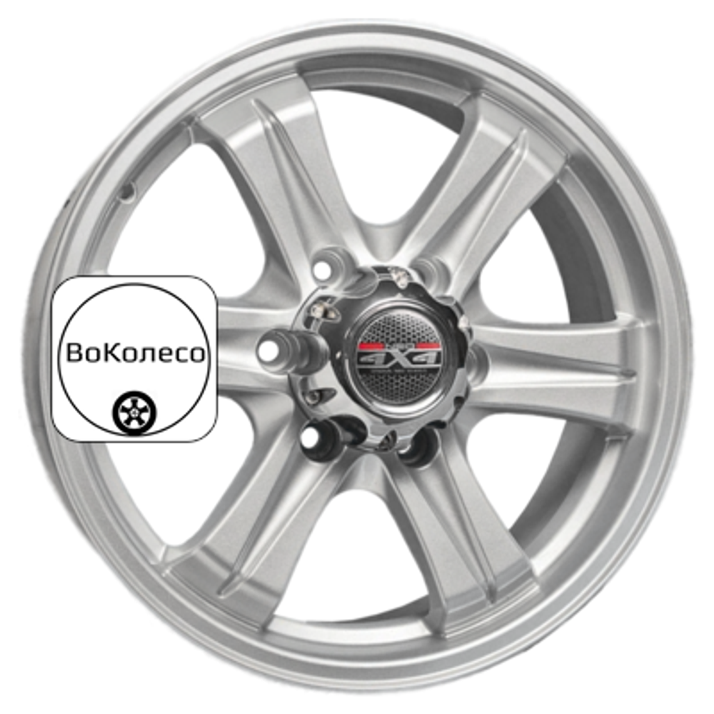 7x17/6x139,7 ET38 D100,1 722 Silver Neo
