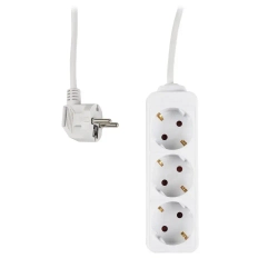 Удлинитель бытовой ФАZA с заземлением и выключением 3 гнезда 3 метра FEG-03-300