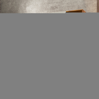 Шкаф Агератум МДФ четырехсекционный с стеллажом Лайн флай (0,27) А10029 матовая - Орех Экко 9459  230*60*240