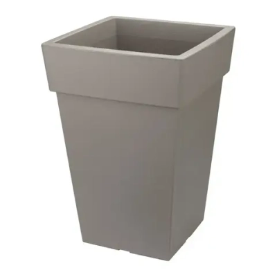 Кашпо ТУБУС 240мм 7,5л французcкий серый (комплект 3 шт)