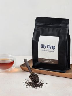 Чай черный - Чай Шу Пуэр рассыпной - пакет 200 гр