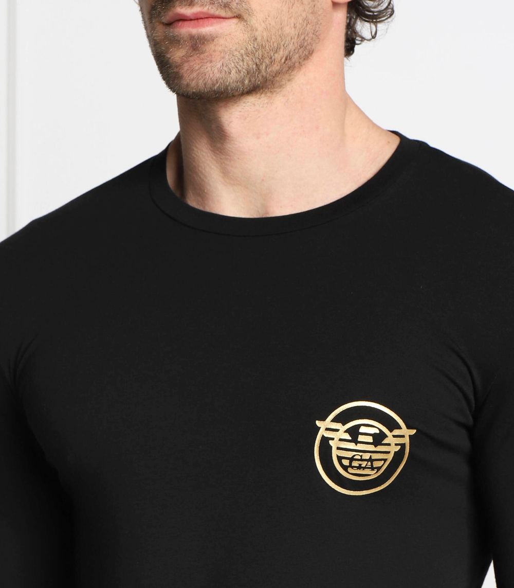 вверх от пижамы Emporio Armani - черный(111023 2F595)