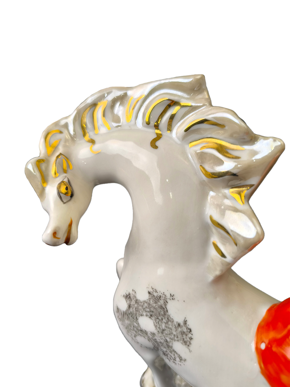 Фарфоровая статуэтка "Иванушка и конёк-горбунок"